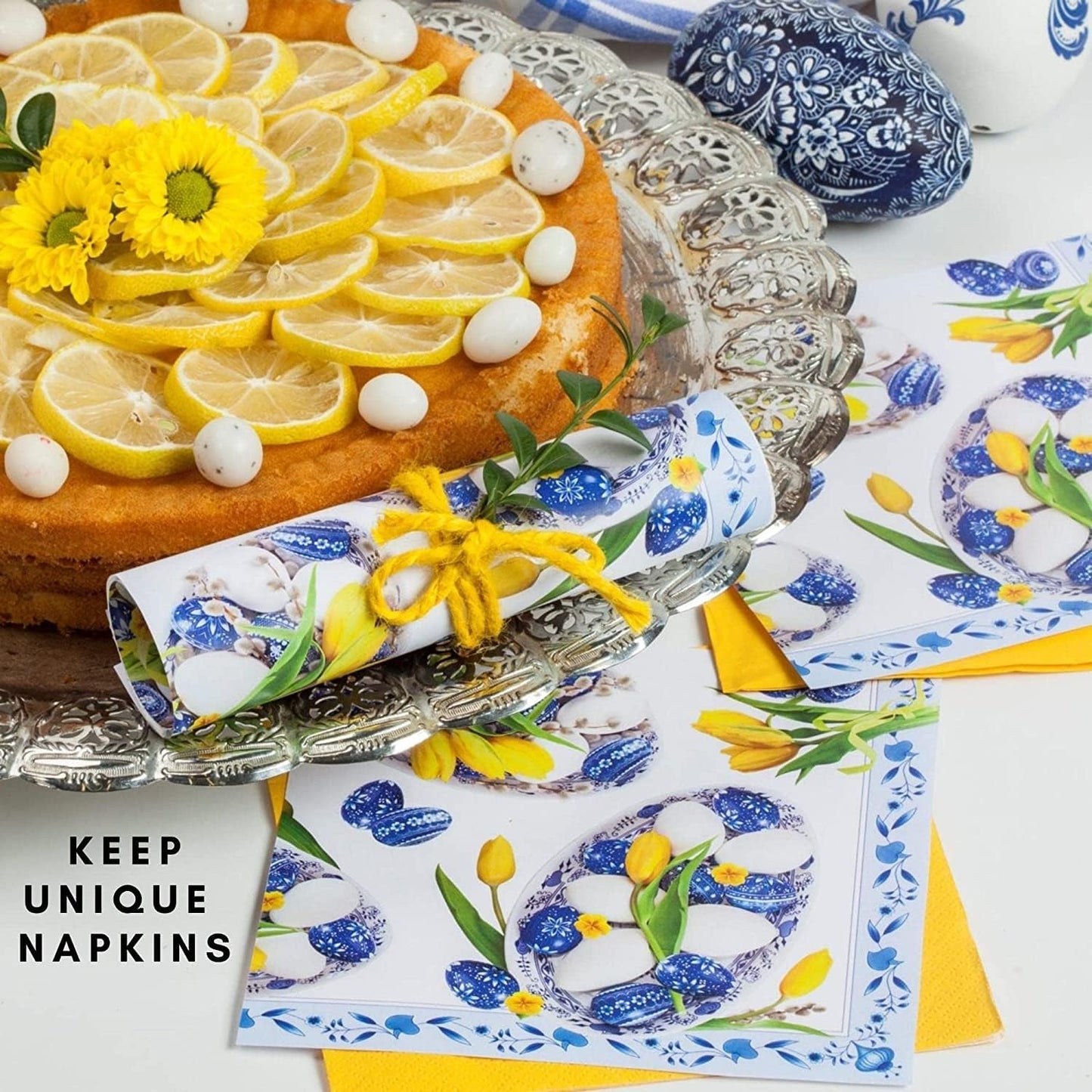 20-ct 13x13 Flowers Paper Luncheon Decoupage Napkins, 3-Ply Servilletas Printed Pink Roses Cocktail Napkin for Art, Dinner and Party, Disposable Napkins Decor