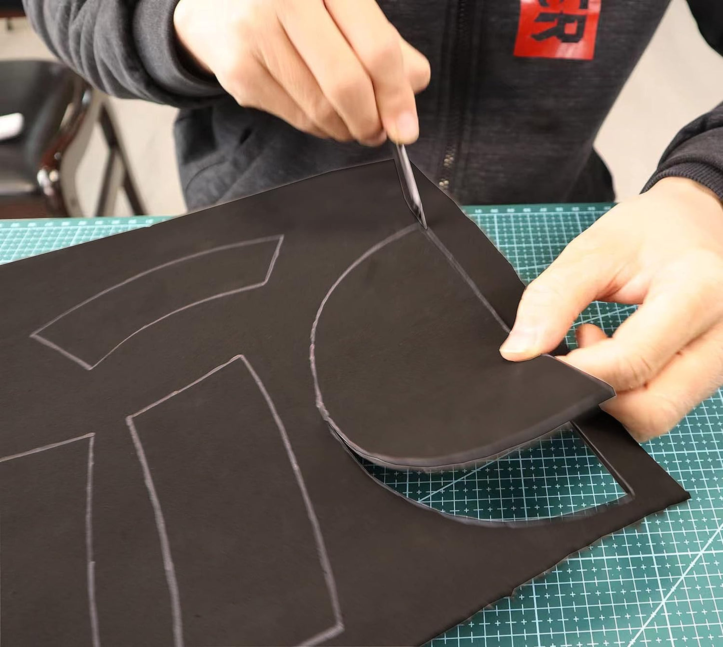 OISAKLD EVA Foam 2mm-10mm 13.7"×39" Craft Foam Sheet 74 kg/m³ Cosplay Foam for Craft Model Cosplay 5mm