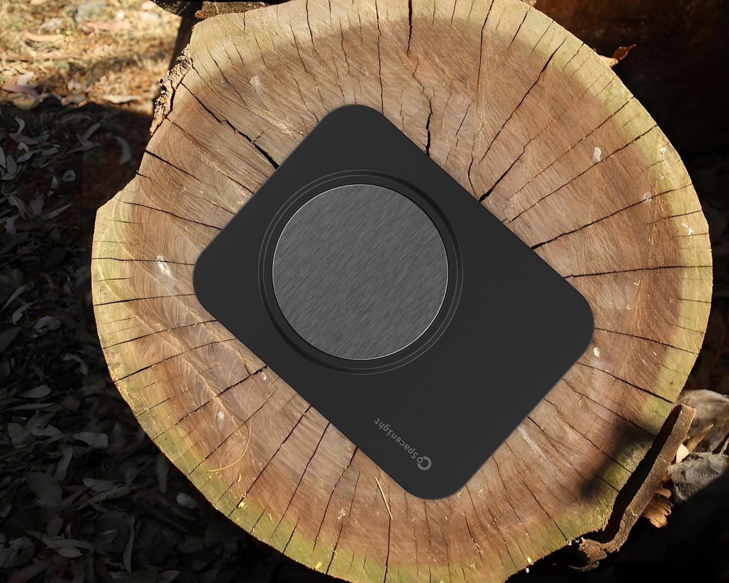 Steel Bench Block, Flat Anvil Metal Stamping Kit, Heat Treating HRC 52, Black Oxide, with Integrated Silicone Base for Stamping, Hand Engraving, Grinding and Polishing (Black)