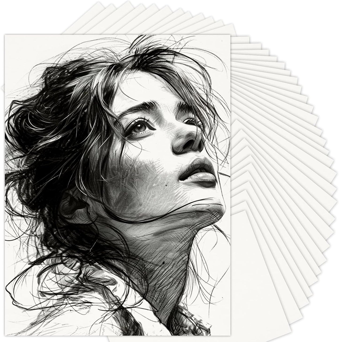 9" x 12" Sketch Paper, Art Paper Bulk, 65 Sheets (68lb/100gsm) Drawing Paper, Acid Free Artist Painting Writing Sketching, School Easel Art Supplies for Kids Teens Students Adults Beginners