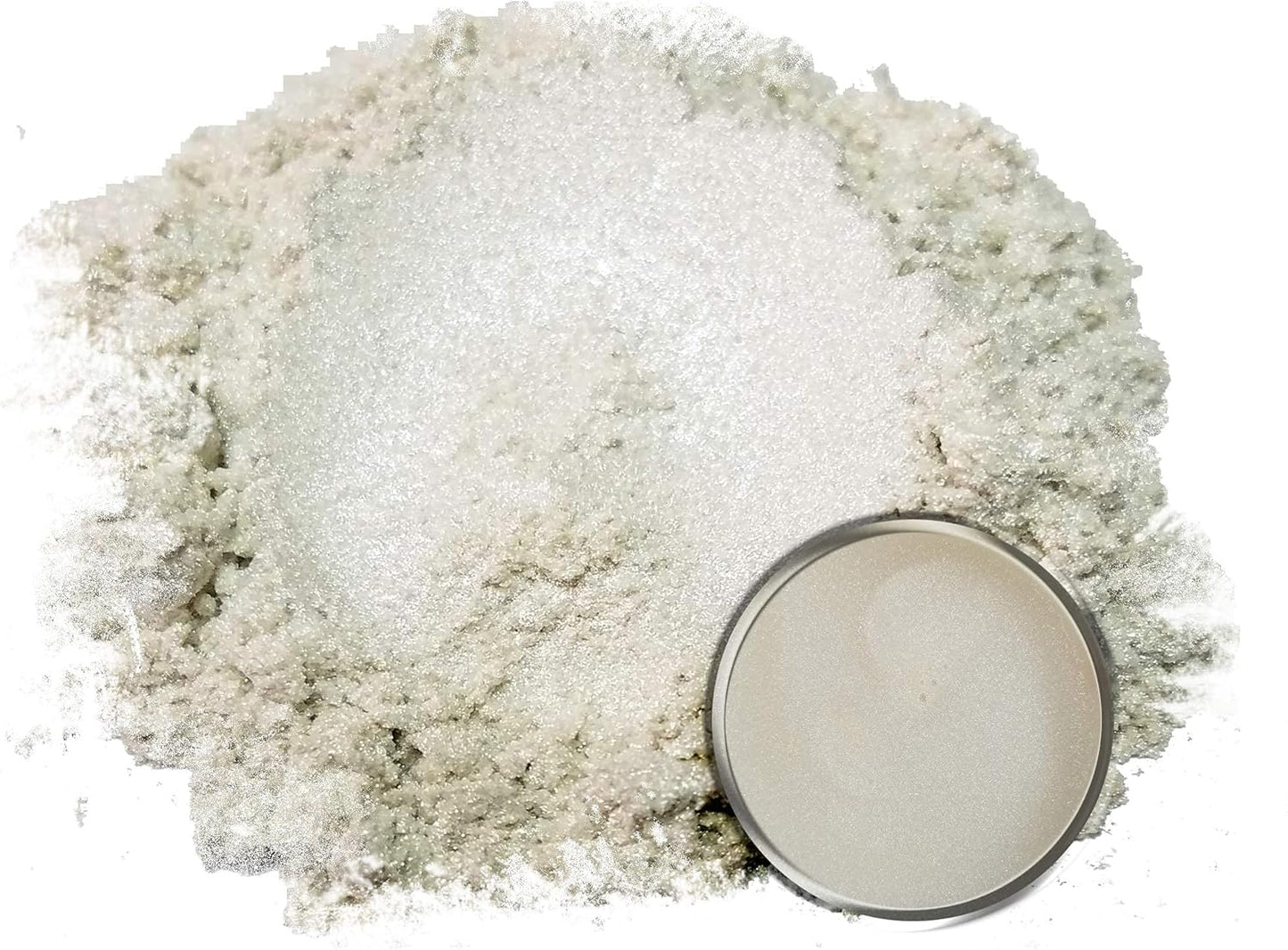 Eye Candy Pigments Premium White Mica Powder - Hakushika White (50gr) - for Epoxy, Resin, Soap, Paint, Woodworking, Acrylic Pouring, Bath Bombs, Fishing Lures - DIY Arts and Crafts Additive