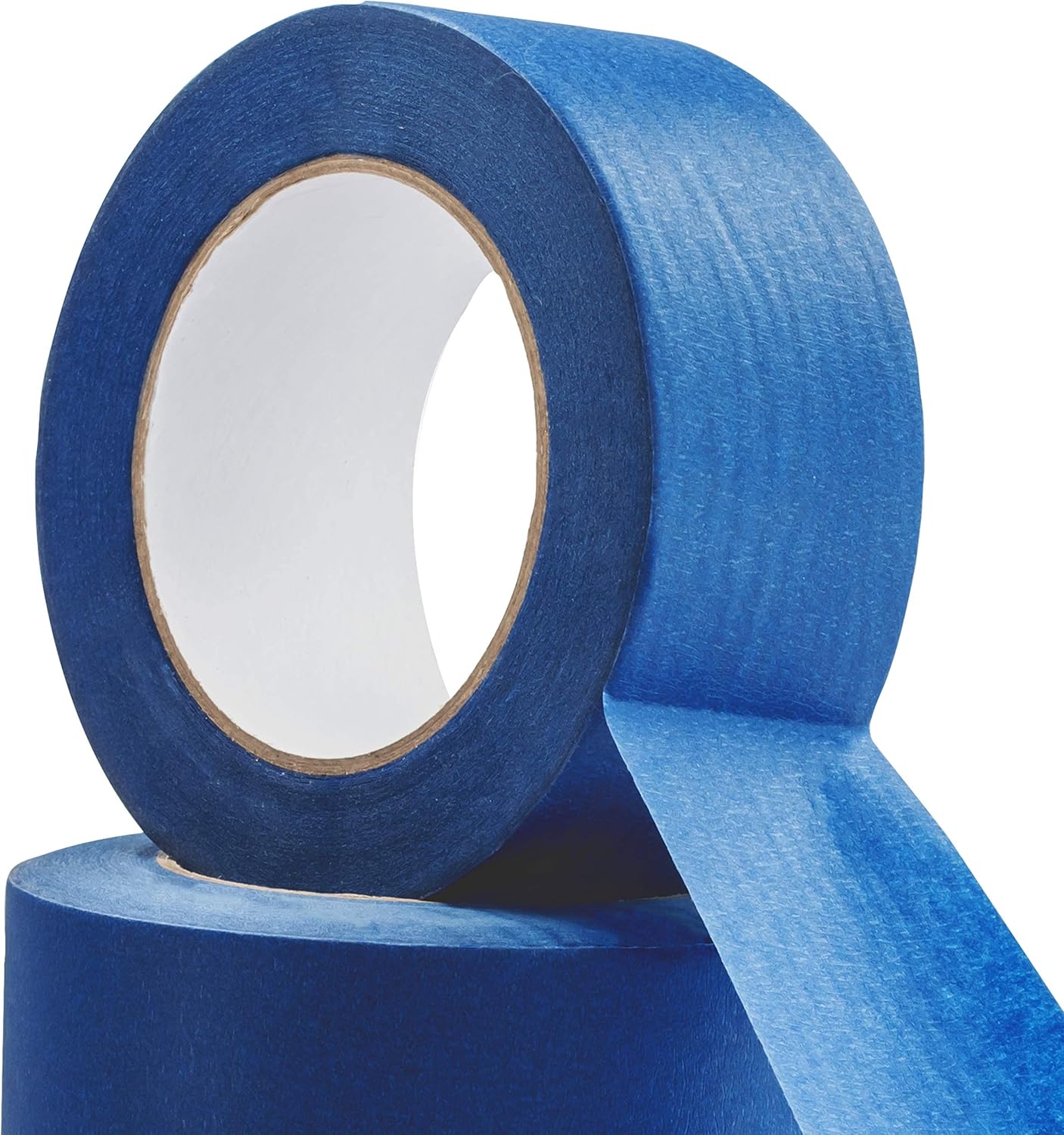 No-Residue 2 Inch, 60 Yard Blue Painters Tape 2 Pk. Easy-Tear, Pro-Grade Removable Masking Tape Great for Home, Office, Commercial Contractor. Clean, Drip-Free Painting with Wide Crepe Paper Rolls