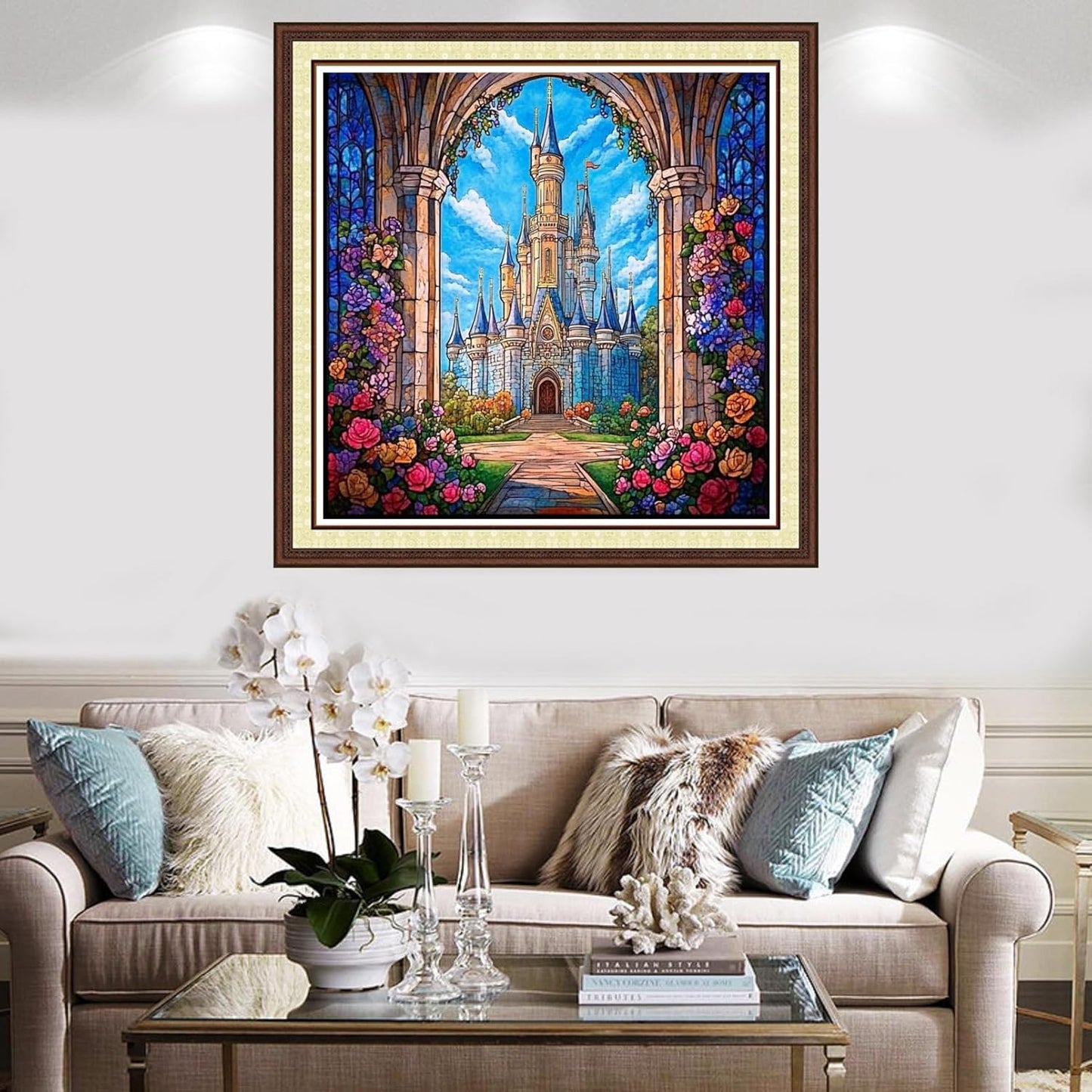 Findvoor Counted Cross Stitch Kits for Adults Full Range of Cross Stitching Embroidery Unprinted Pattern for Beginners, 11CT Needlepoint Kit Patterns Embroidery Kits-