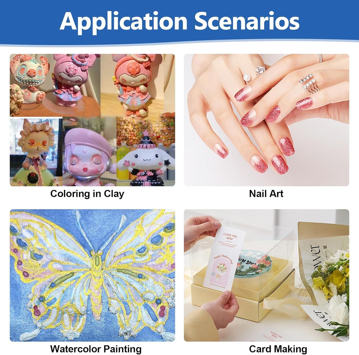 Mini Glitter Watercolor Paint Set with Paper, 108 Colors Shimmer Metallic Watercolour Painting Sets, Solid Pearl Water Color Paints for Adult, Kids, 1ml Trial Package(1ml 108 Colors)