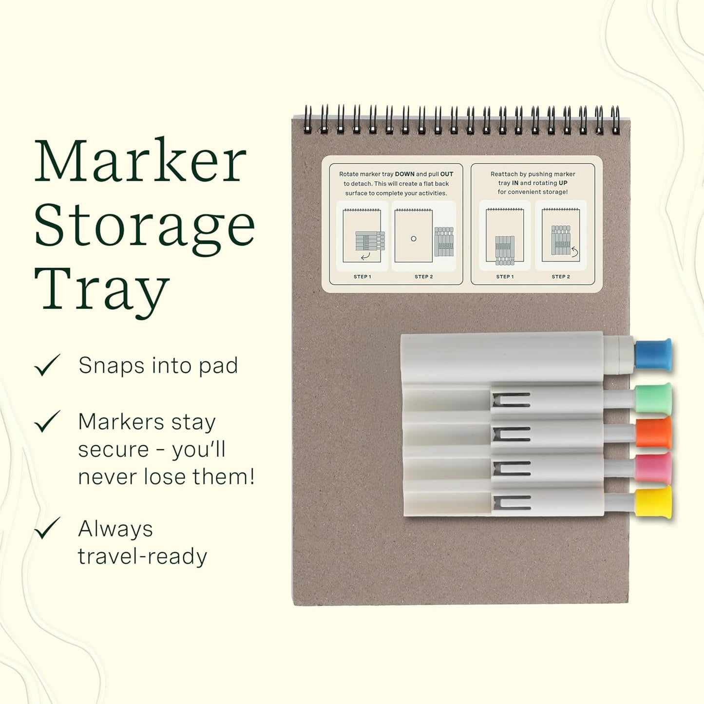 Lifelines FlowArt Activity Pad, UV Art 2-Pack - Guided Art Meditations with Illuminating Marker - Color by UV Light Coloring Books for Teens, Adults & Seniors