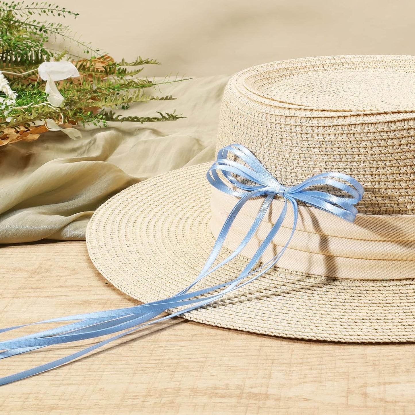 LaRibbons Light Blue Satin Ribbon 1/8 Inch 100 Yards Thin Luxury Double Faced Sky Blue Silk Ribbon for Flower Bouquet Crafts Gift Wrapping Wedding Babyshower Decoration