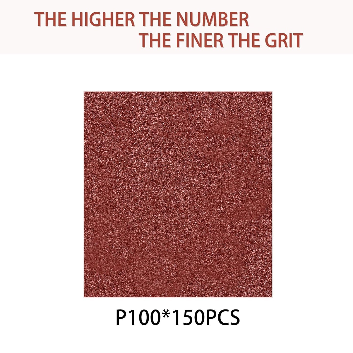 150pcs 100 Grit Sanding Discs, 5-Inch 8-Hole Sandpaper, for Woodworking or Automotive