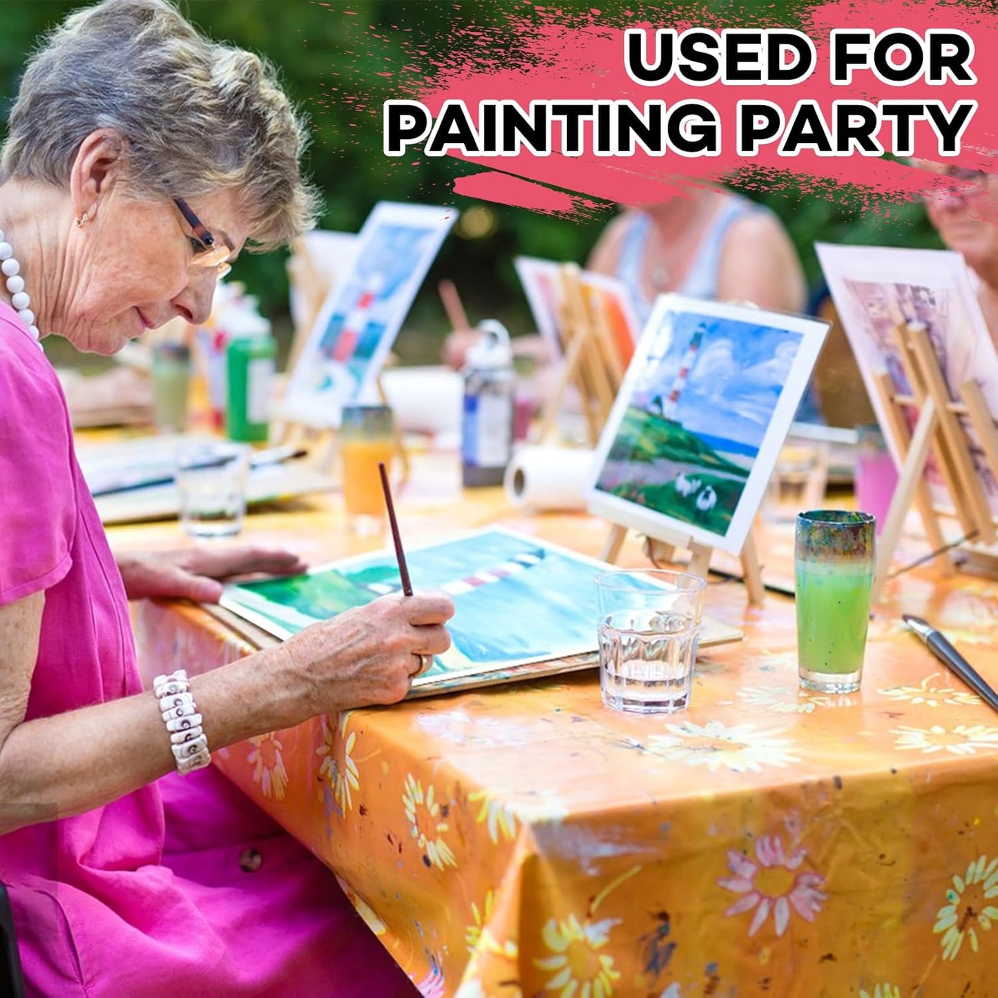 ESRICH 120 Pack 5x7 Inch Small Canvases for Painting, Painting Canvas 5x7 Inch Cotton Primed Acid Free Mini Blank Canvas Panels for Oil Paint,Watercolor,Acrylic Paint, Gouache, Tempera