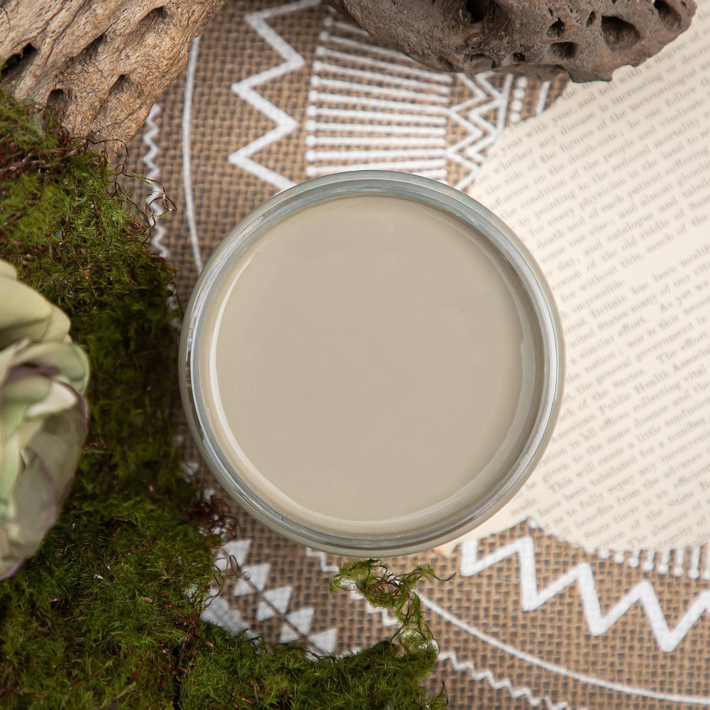 Dixie Belle Paint Company Chalk Finish Furniture Paint - Spanish Moss (1 Gallon - 128oz) - Matte Succulent Green Chic Chalk Mineral DIY Furniture Paint