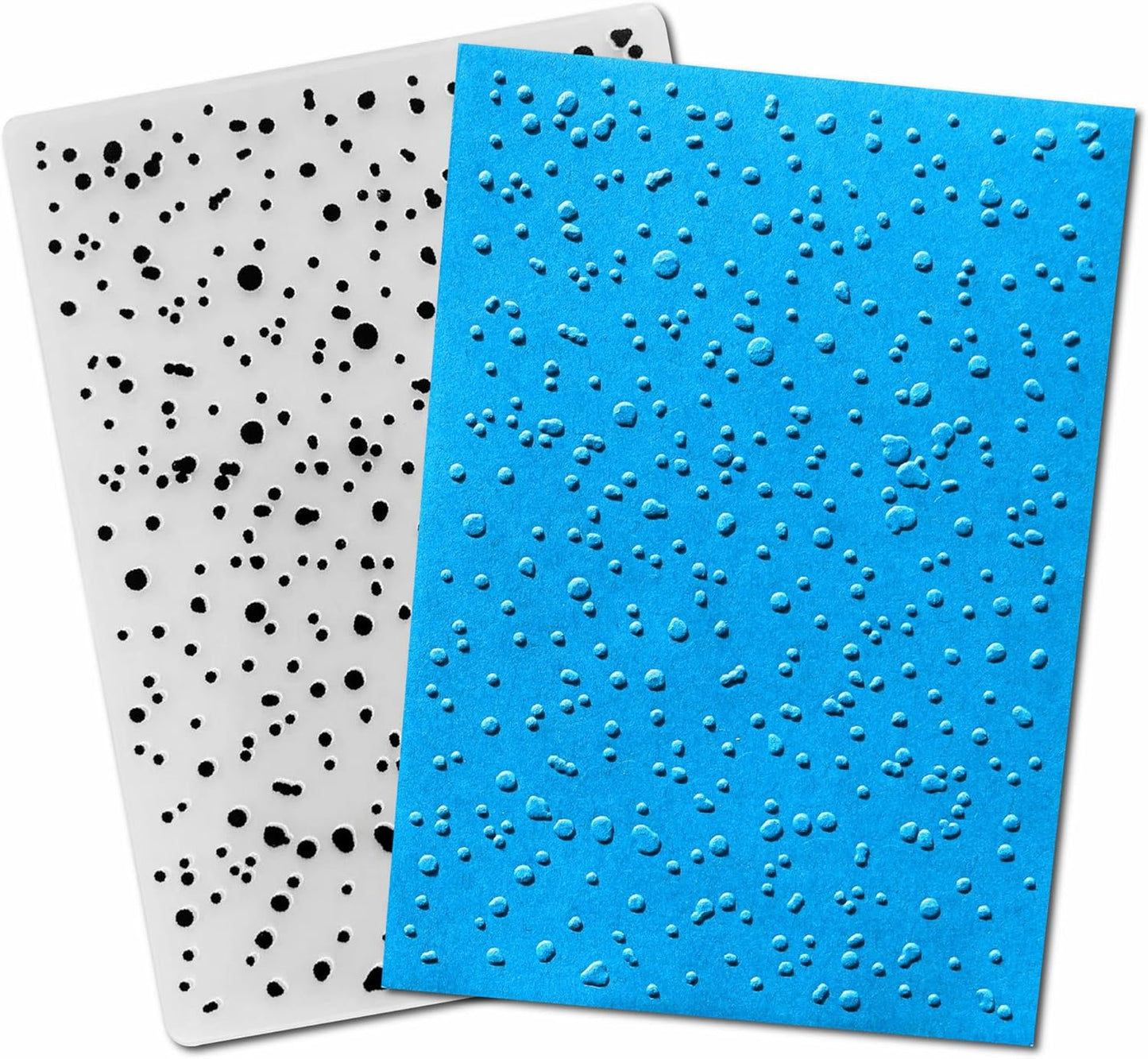 Arbuya Christmas Plastic Embossing Folders for Card Making Snowfall Texture Embossing Folder Templates for Scrapbooking Paper Crafting Home Decoration