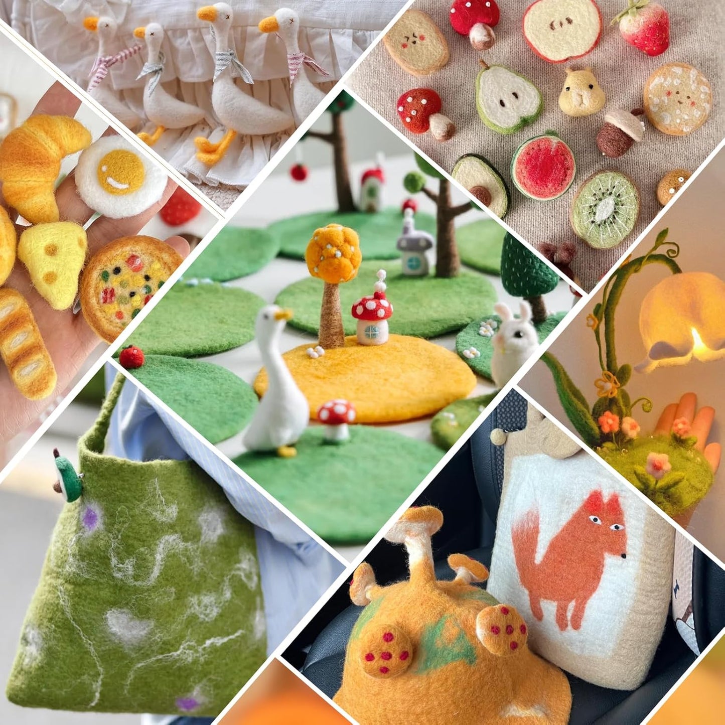 3.53oz Wool Roving Yarn, Wool Felting Supplies, Pure Wools, Chunky Yarn, Spinning Wool Roving for Needle Felting Wet Felting DIY Hand Spinning (Dark Orange)