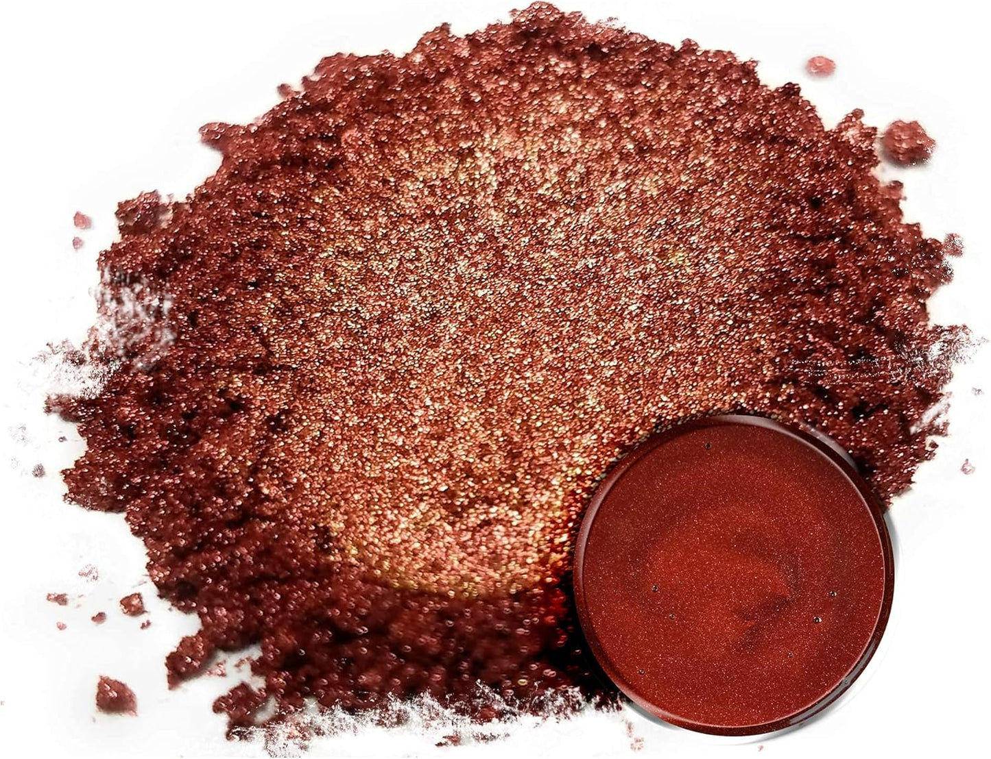 Eye Candy Pigments Premium Copper Mica Powder - Shinba Copper (25gr) - for Epoxy, Resin, Soap, Paint, Woodworking, Acrylic Pouring, Bath Bombs, Fishing Lures - DIY Arts and Crafts Additive