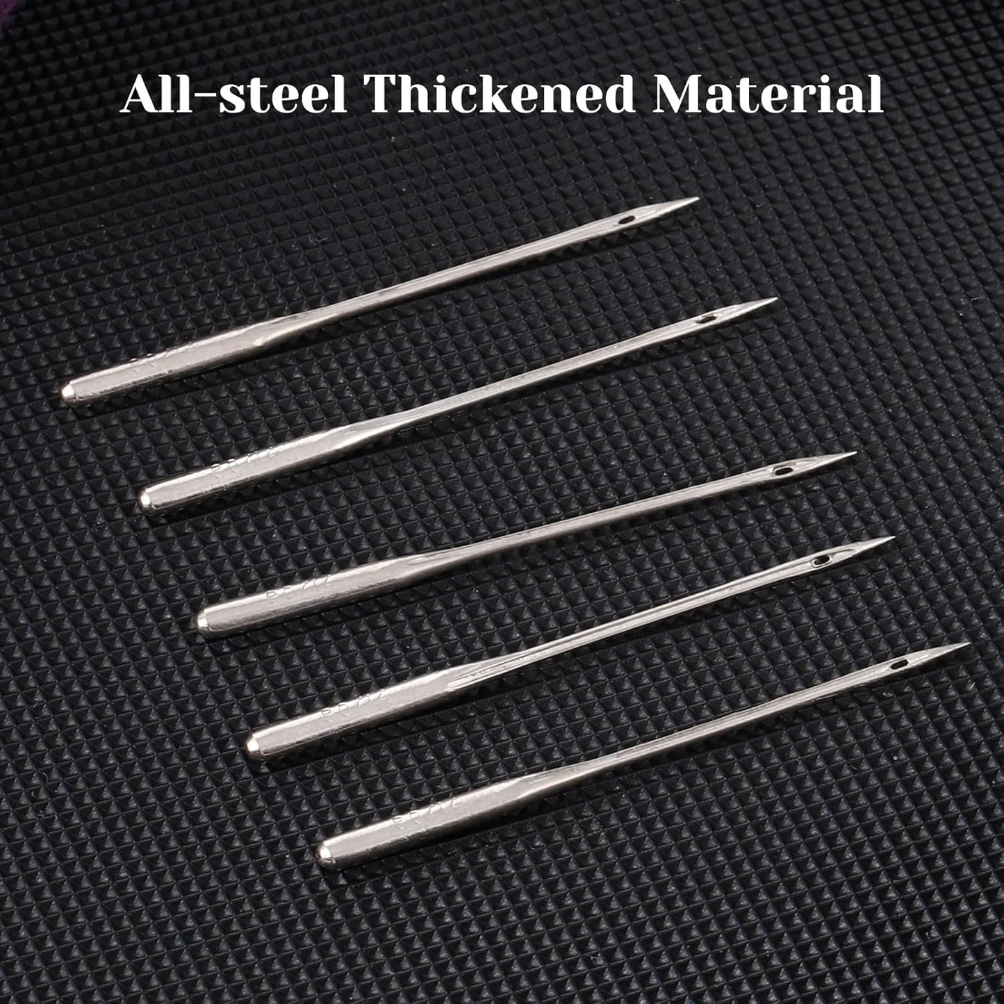 50 PCS Universal Sewing Machine Needles Size 90/14 Heavy Duty Regular Point Machine Needles Quilting Embroidery Machine Needle Compatible with Singer Brother Janome