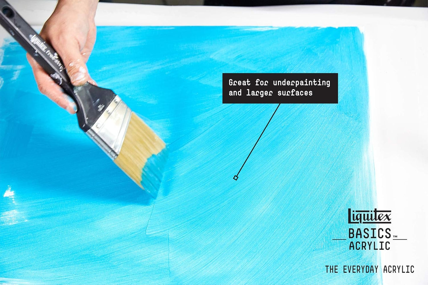 Liquitex BASICS Acrylic Paint, 118ml (4-oz) Tube, Brilliant Purple