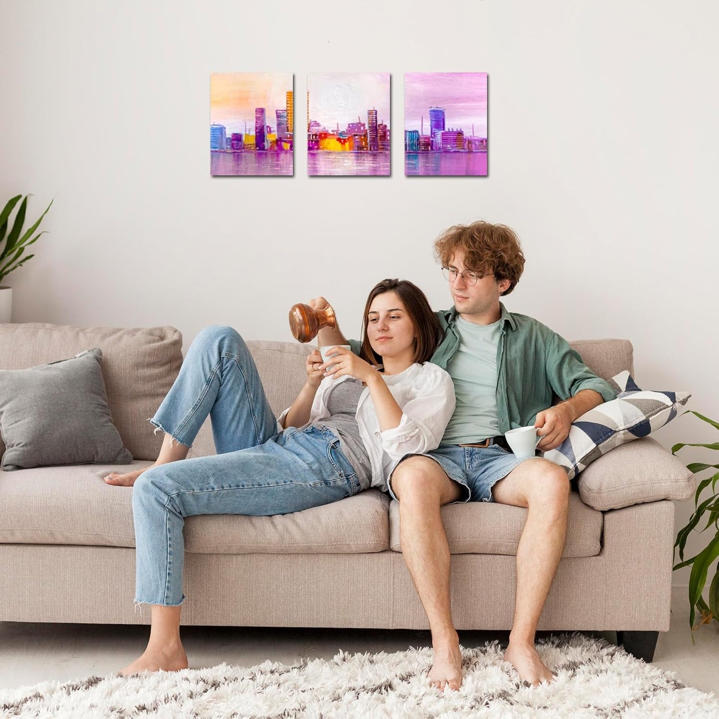 Blank Canvases - 8x10in Stretched Canvases, 20 Pack, 5/8 Inch Profile, 100% Cotton Artist Framed Canvas for Acrylics, Oils & Other Painting Media