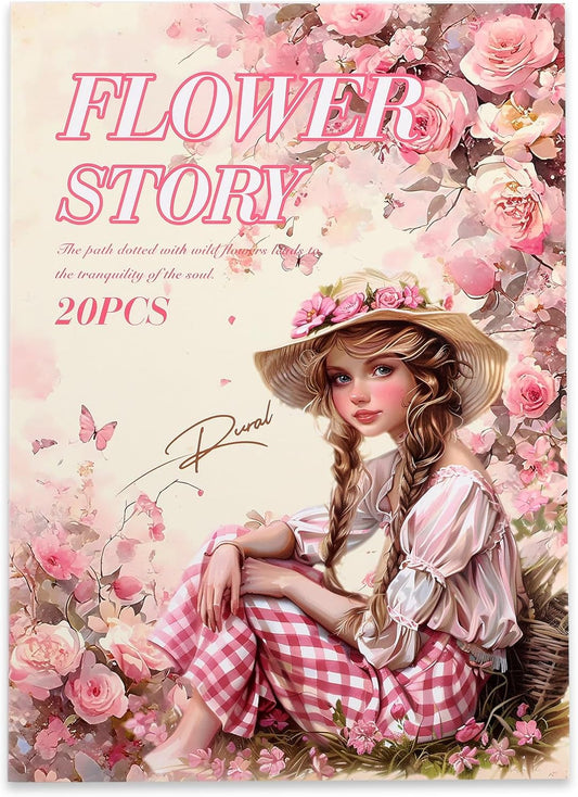 Scrapbook Stickers 20 Sheets 240 Pre-Cut Washi Stickers for Journaling PET Transparent Book Sticker Decorative or DIY Paper Crafts Arts and Crafting Projects