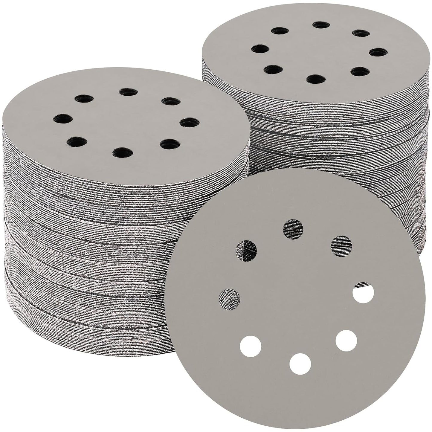 50PCS 5 inch Silicon Carbide Sanding Discs 10000 Grit, Wet Dry Orbital 5 Sander Hook and Loop Sandpaper Disc Ultra Fine Grit, Best for Metal,Automotive Precision Polishing