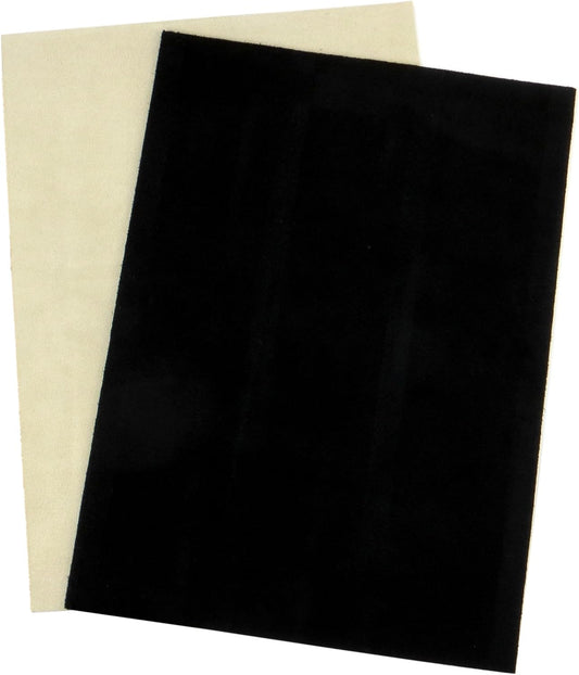 Premium Quality Suede Sheets 8.5"x12" with Super-Strong self-Adhesive Backing. Ideal for Making Peel-and-Stick (self-Stick, Stick-on) Soles for Dance Shoes, [SUEDE-DIY-r01].