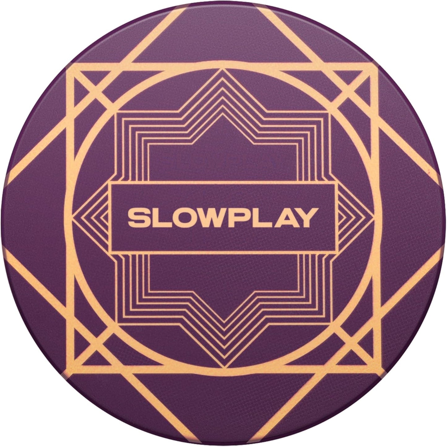 SLOWPLAY Nash Ceramic Poker Chips in Bulk, Casino Grade Ceramic 12-Gram Poker Chip for Texas Hold'em, 43mm Professional Chips Pack of 50 (Purple)