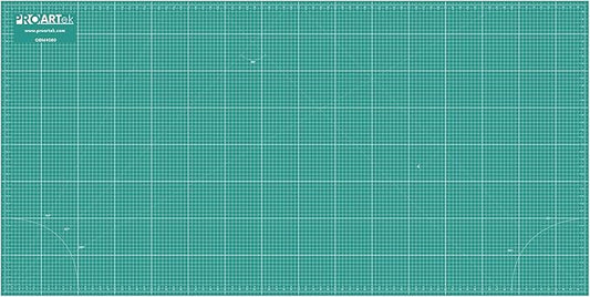 PK00013 Model GBM4080 Series 40" x 80" Professional Cutting Mat; Double-Sided Green/Black; Self-Healing; For Graphic Arts, Hobbies, Sewing, Scrapbooking, and other Cutting Projects