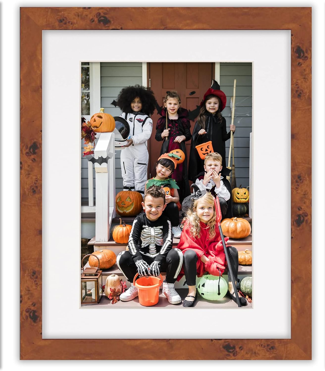 Poster Palooza 8x10 Mat Bevel Cut for 5.5x8.5 Photos - Acid Free White Precut Matboard - for Pictures, Photos, Framing - 4-ply Thickness