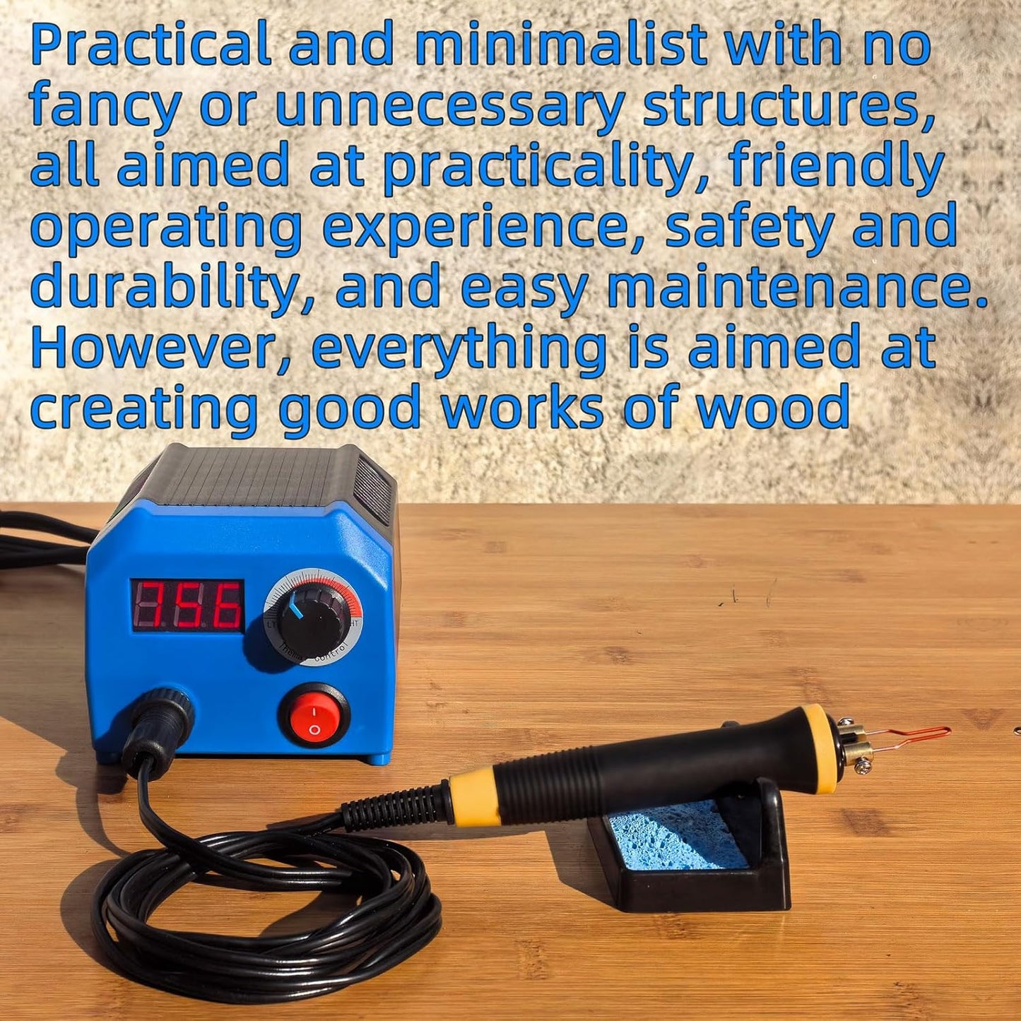 LH55-1 wood burning kit,wood burning tool,digitally adjustable temperature wood burner kit,professional wood burner tool kit for adults beginners craft,pyrography pen (LH55-A pen)