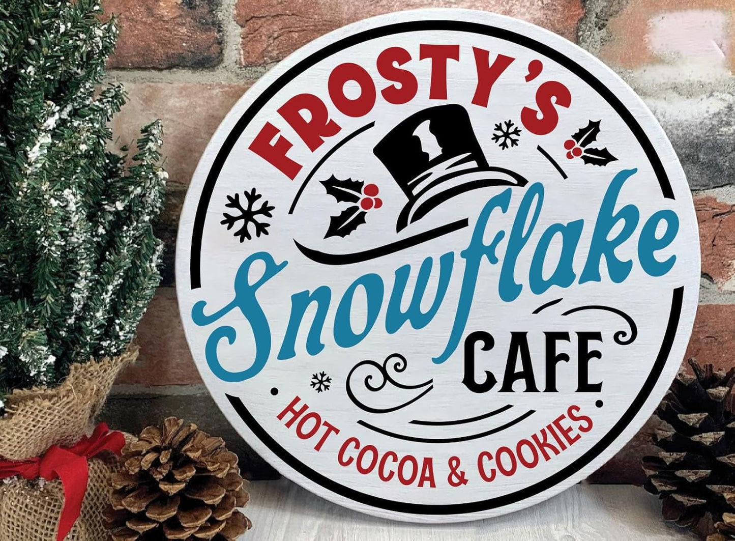 Christmas Stencils for Painting on Wood 12" Large Christmas Stencils for Crafts Reusable Santa Hot Coca Candy Cane Holiday Stencil Drawing Templates for Wood Fabrics Porch Hanger Winter Decor