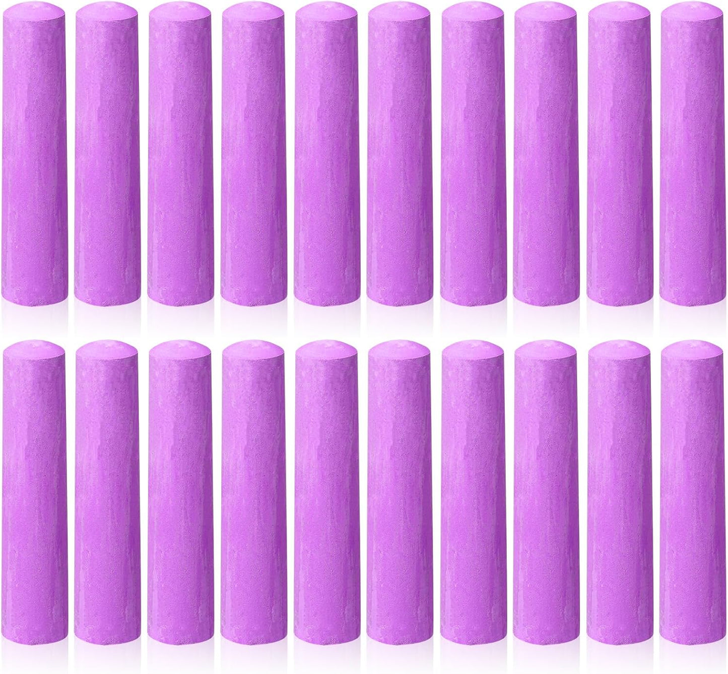 20 Pcs Sidewalk Chalks for Kids Non Toxic Jumbo Chalk for Party Gift Outdoor Art Classroom Play Painting (Rose red)