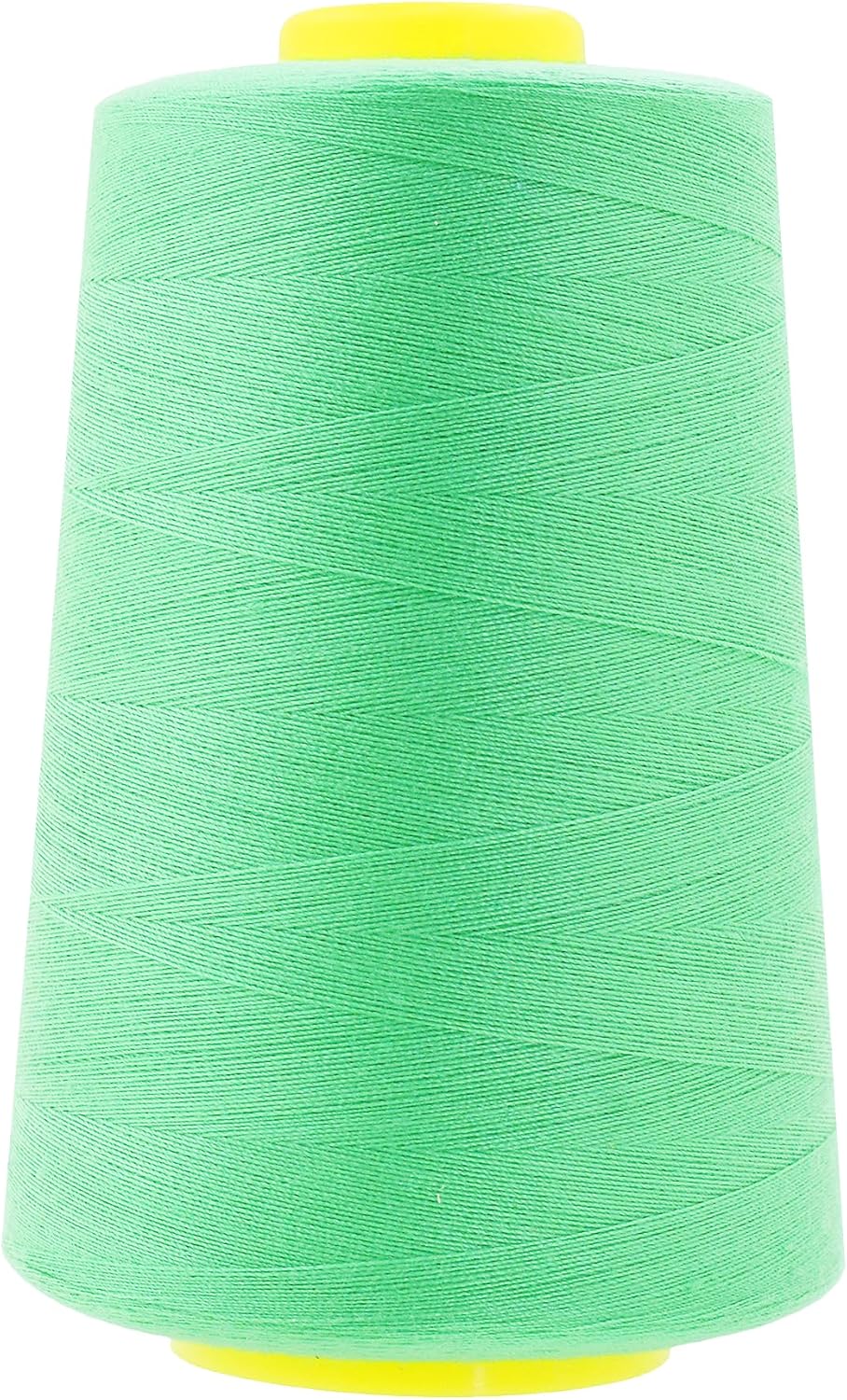 Mandala Crafts 4 Pack of Serger Threads Cones Spools - 40S/2 24000 Yards Polyester Seafoam Green Threads for Sergers Machine and Overlock Quilting Sewing Machine