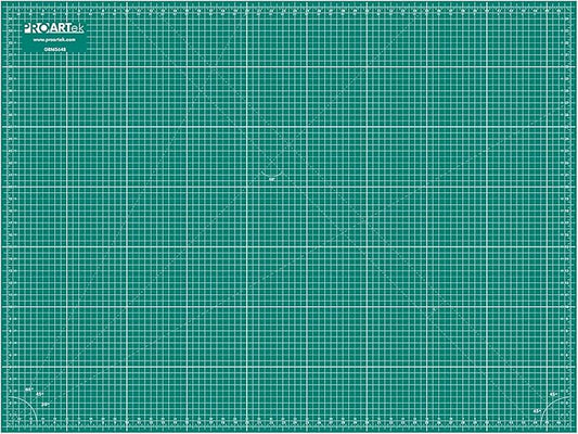 PK00010 Model GBM3648 Series 36" x 48" Professional Cutting Mat; Double-Sided Green/Black; Self-Healing; For Graphic Arts, Hobbies, Sewing, Scrapbooking, and other Cutting Projects