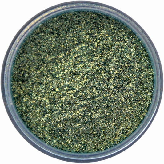 Premium Diamond Mica Powder Pigment- for Epoxy, Resin, Soap, Paint, Woodworking, Acrylic Pouring, Bath Bombs, Fishing Lures - DIY Arts and Crafts Additive (Diamond Olive Green)