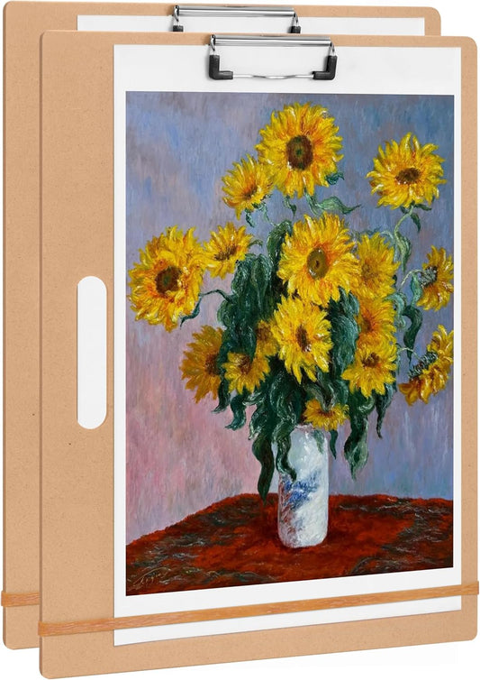 Sketch Board - 14" x 17.8" Portable Art Portable Drawing Board with Handle, Pack of 2 Drawing Tables & Boards