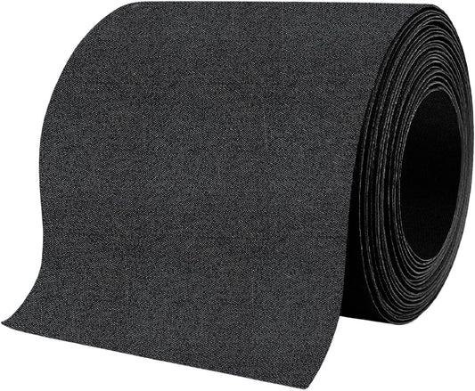 Denim Patches for Inside Jeans - Iron On Patches for Jeans - Jeans Patch for Repairing Pant Holes and Covering Imperfections, Large Size, 4 in. x 60 in.Black