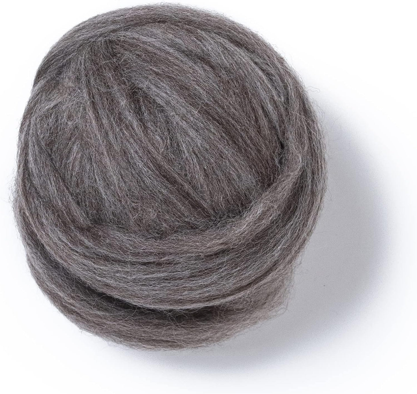 Kondoos Multi Colored Natural Wool roving, 1 lb. Best Wool for Needle Felting, Wet Felting, handcrafts and Spinning. (Terra, 1lb)