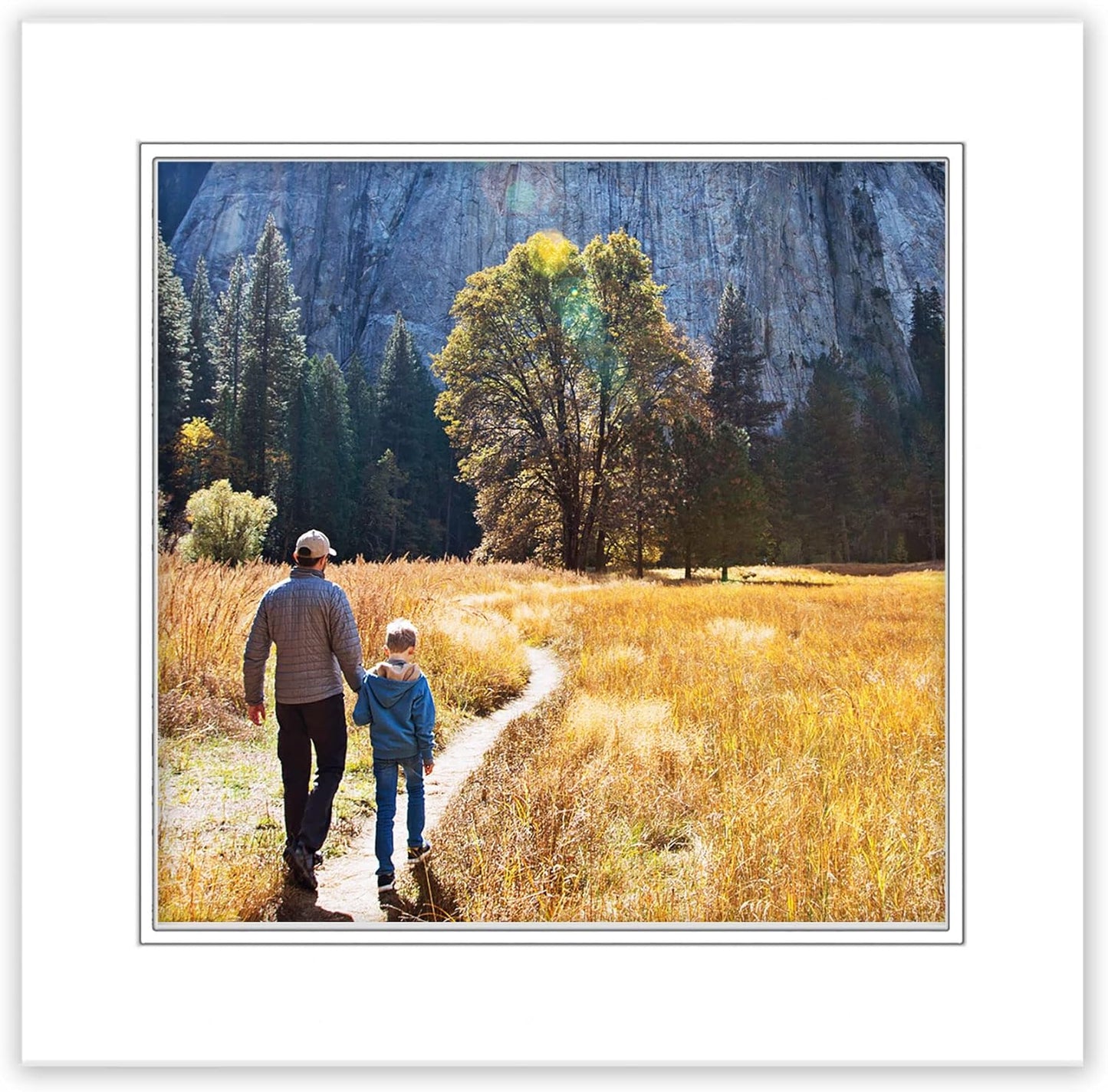 12x12 Mat for 8x8 Photo - Precut White on White Double Mat Picture Matboard for Frames Measuring 12 x 12 Inches - Bevel Cut Matte to Display Art Measuring 8 x 8 Inches - Acid Free ONE MAT