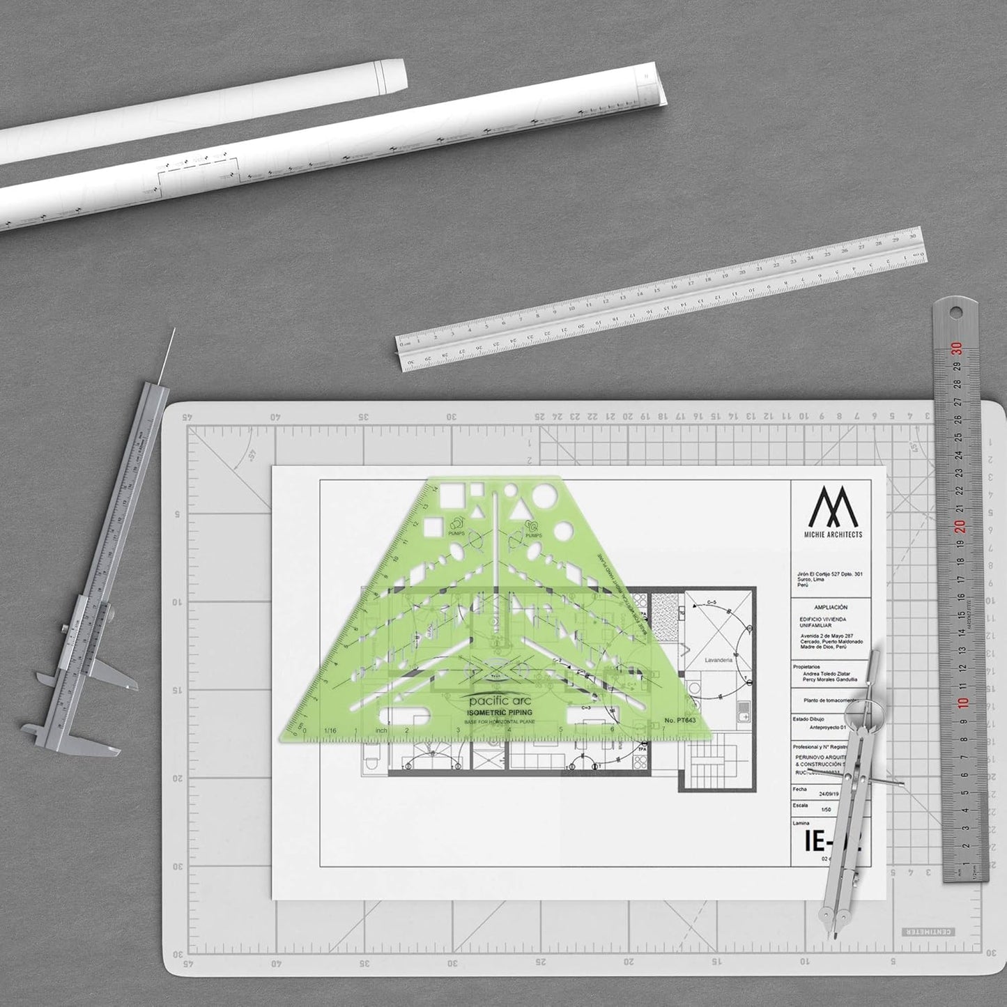 Pacific Arc Professional Plumbing Elevation Template Guide