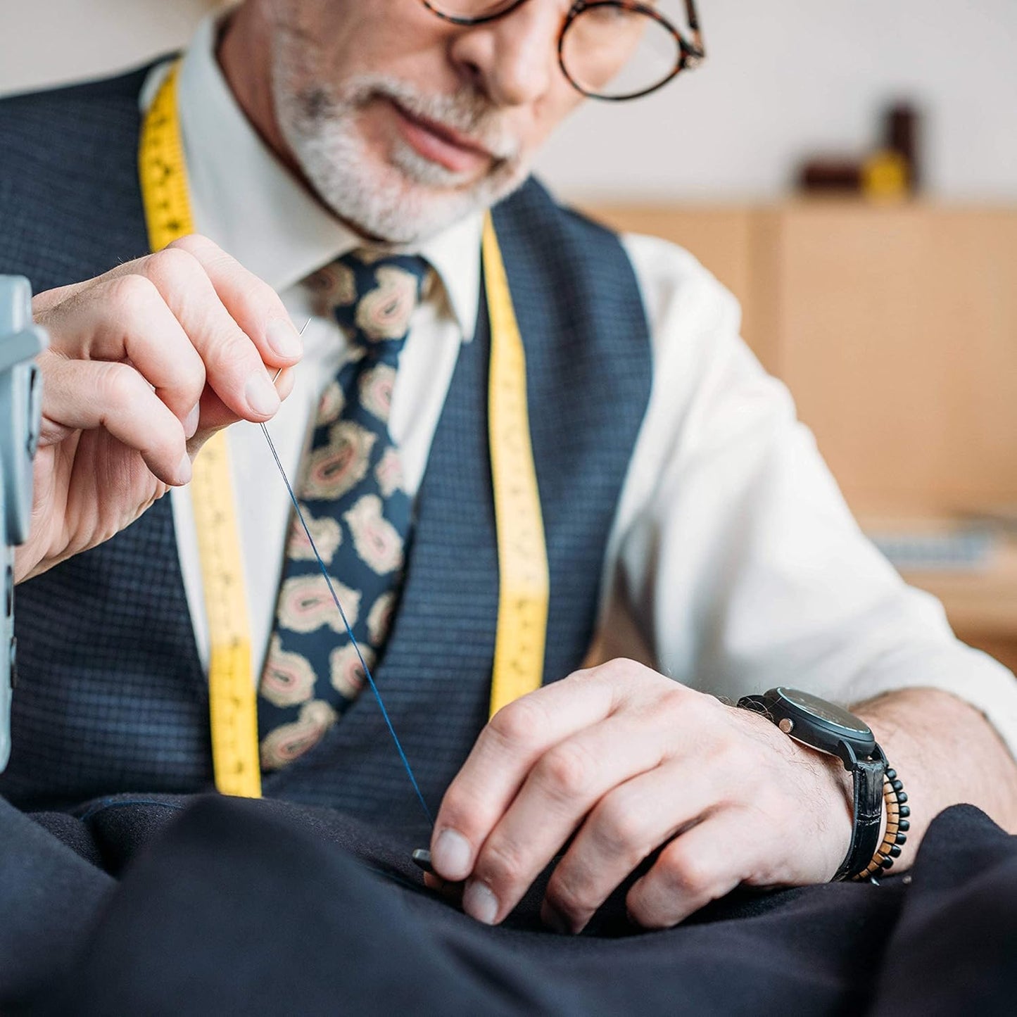 60 Pack, Premium Sewing Needles for Handsewing, Assorted Sizes, 6 Sizes Sewing Sharp Needles, 6 Pcs Big Eye Hand Sewing Needles, Sewing Needles Large Eye, Embroidery Needles for Hand Sewing