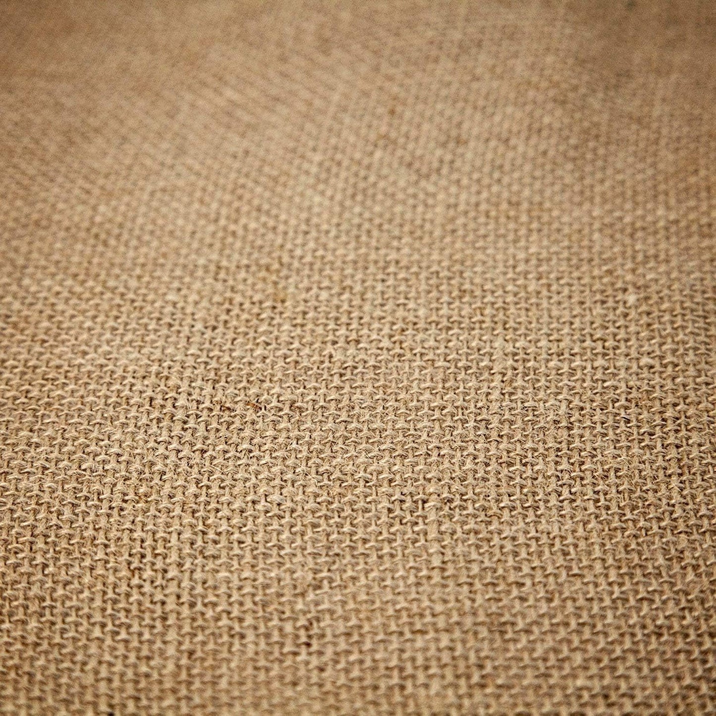 12" x 10yd NO-FRAY Burlap Roll ~ 3 - 5 Table Runners ~ Natural Long Fabric with Finished Edges. Perfect for Weddings, Placemats, Crafts. Decorate Without The Mess!