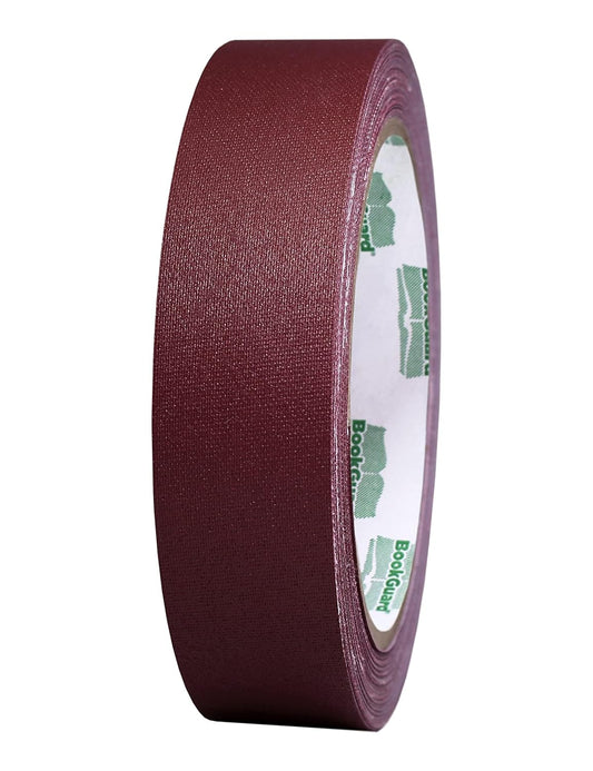 BookGuard 1 Inch Premium Bookbinding Repair Cloth Tape, 15 Yard Roll, Burgundy