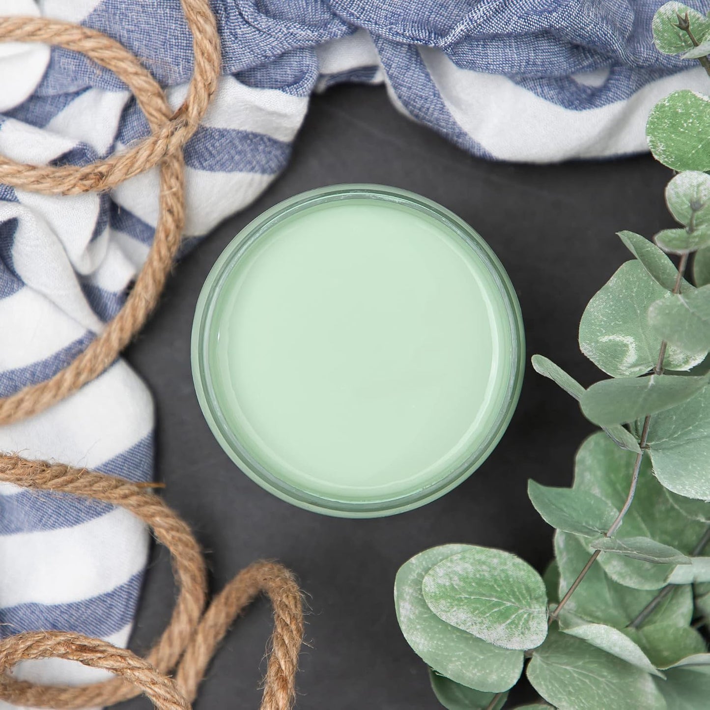 Dixie Belle Paint Company Chalk Finish Furniture Paint - Mint Julep (1 Gallon - 128oz) - Matte Mint Green Chic Chalk Mineral DIY Furniture Paint