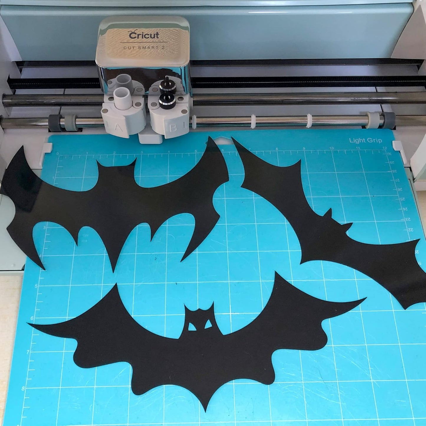 Opaque Black Plastic Sheets, 7.5mil (.0075") 12” X 12” Craft PET Film, PET Stencil Material, Glossy and Flexible Plastic Sheet for Crafts, Cricut, Silhouette Cameo, Sign Makers (10 Pack)