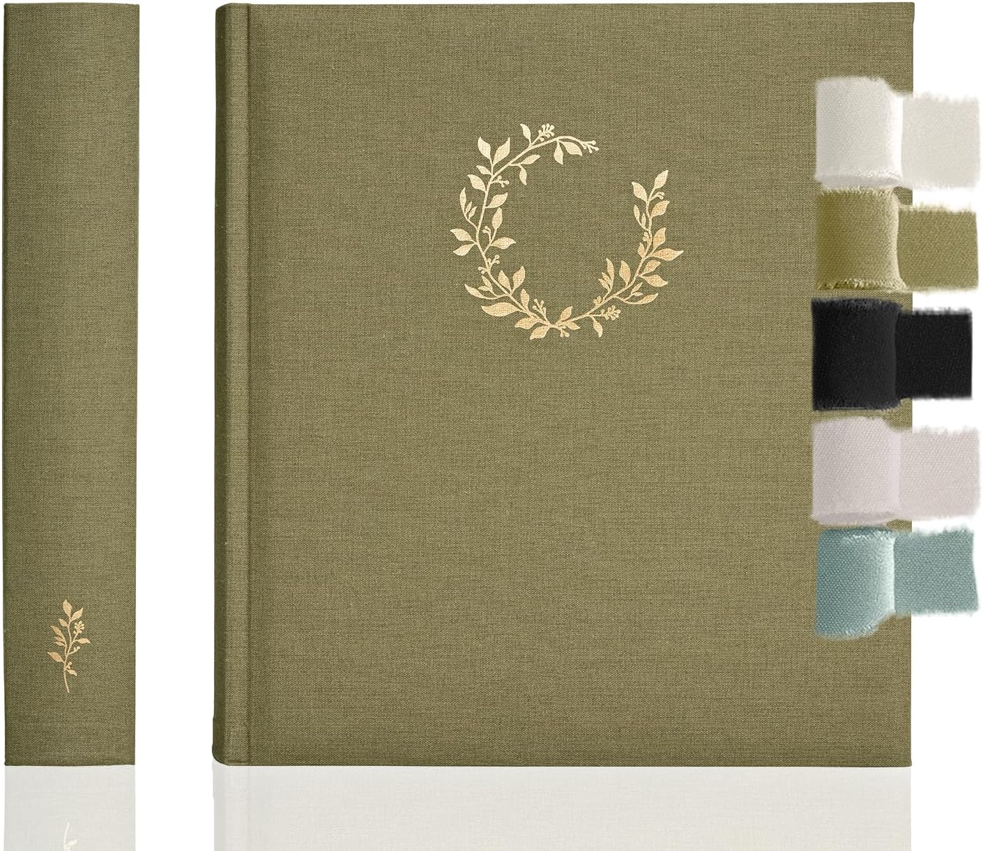 Premium Scrapbook Album – Photo Album with Writing Space – 100 Pages for Multiple Sizes 4x6, 5x7, 6x8, 8x10 – Holds 500 Photos – Wedding, Baby, Travel & Family Memories