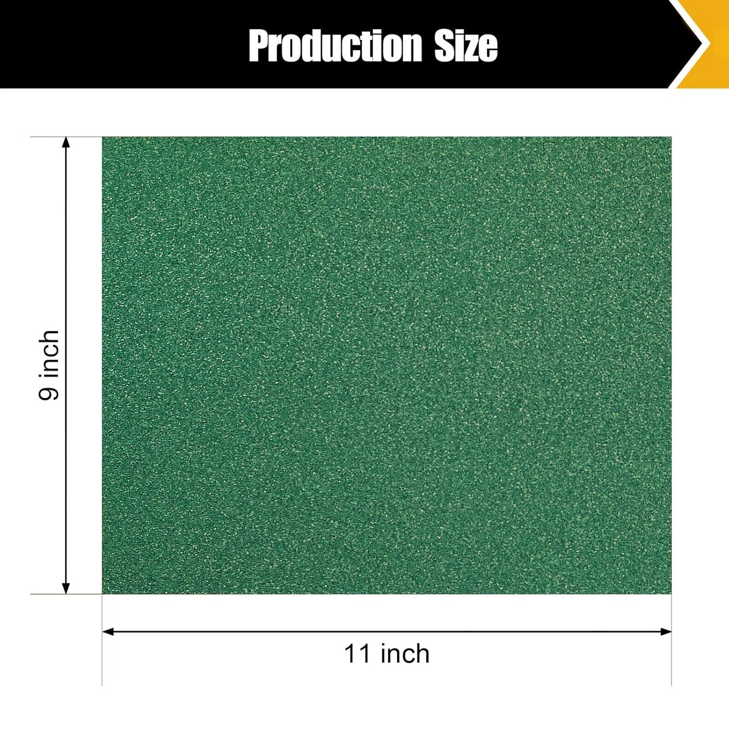 60 Grit Aluminum Oxide Sandpaper, 9x11 Inch Sheets, 12 Pack, Compatible with Sanding Block, for Wood, Metal, Fiberglass