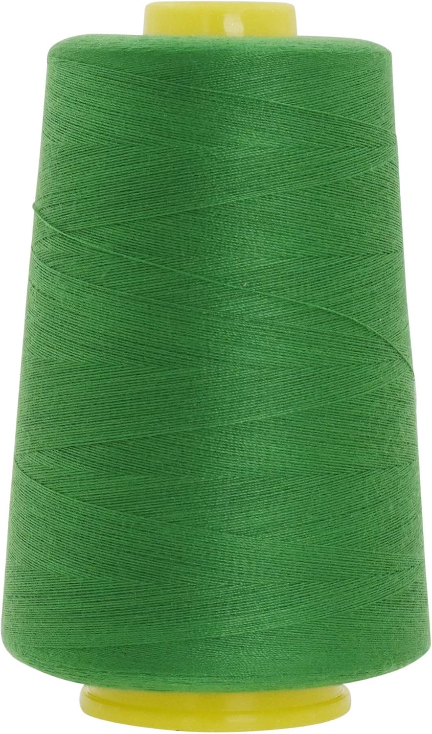 Mandala Crafts 4 Pack of Serger Threads Cones Spools - 40S/2 24000 Yards Polyester Green Threads for Sergers Machine and Overlock Quilting Sewing Machine