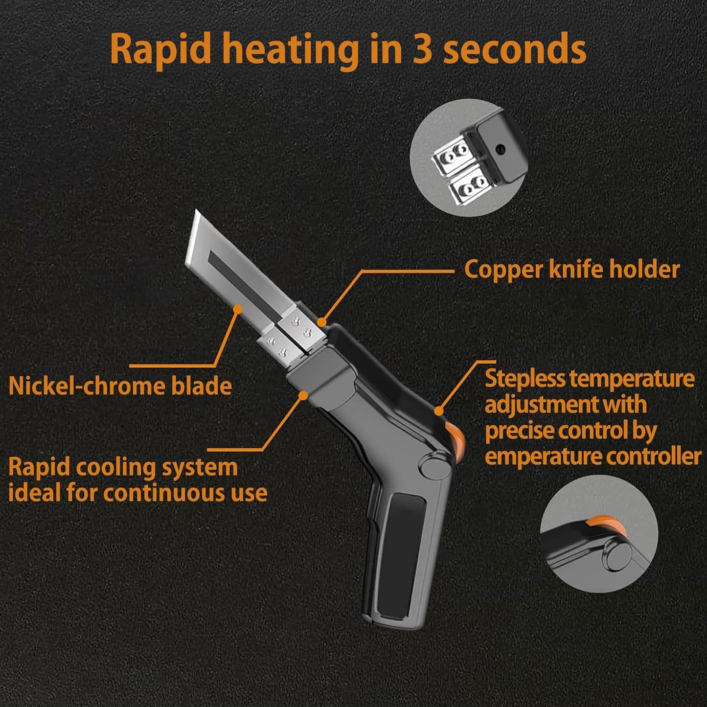 Foam Cutter Electric Hot Knife, Foam Cutting Tool Kit,300W Styrofoam Cutting Tool Kit for Cutting Foam Board Insulation, EPP, EPS, XPS, EVA, EPE, PU, KT Board, Sponge, Nylon (10-in-1 Kit)