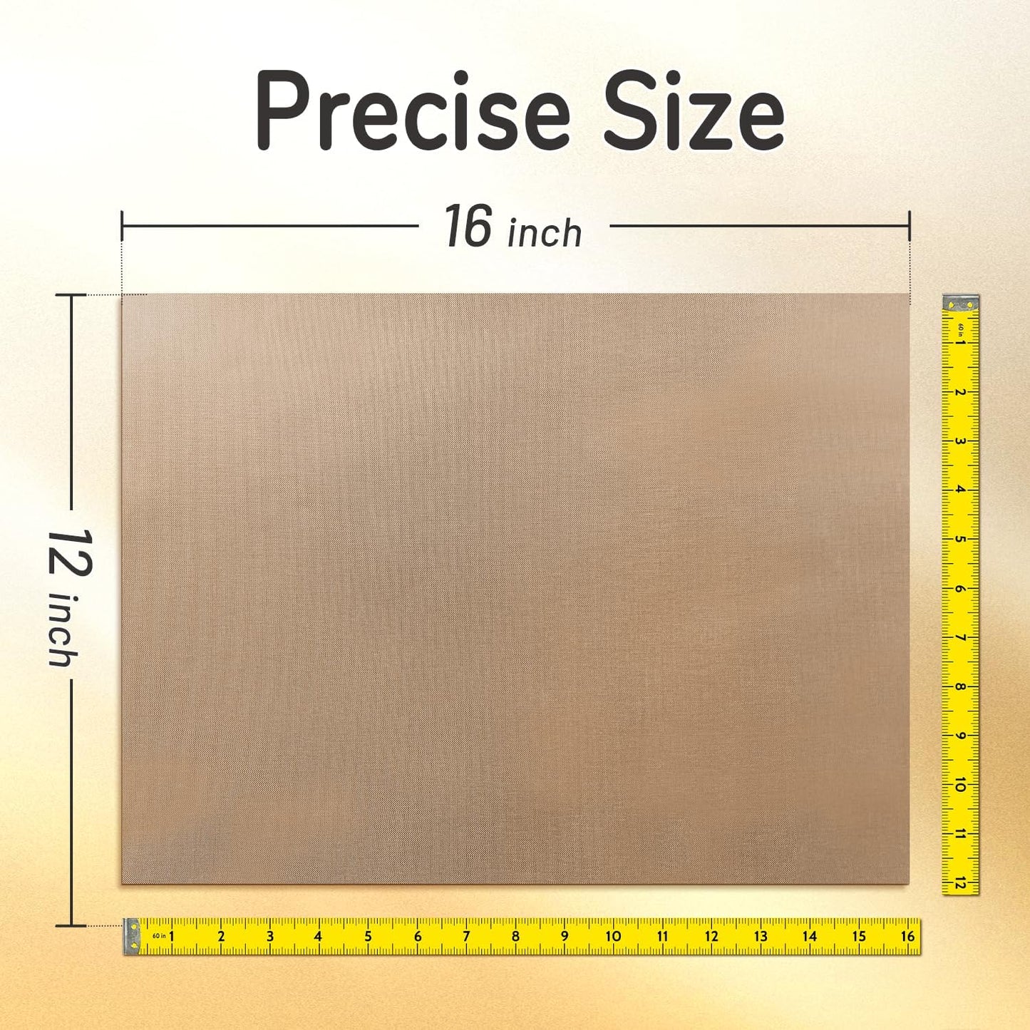 TransOurDream 5 Pack PTFE Teflon Sheets M Size 16 x 12" Ironing Protecter and Sublimation Paper Heat Transfer Paper Reusable Heat Resistant Craft Mat