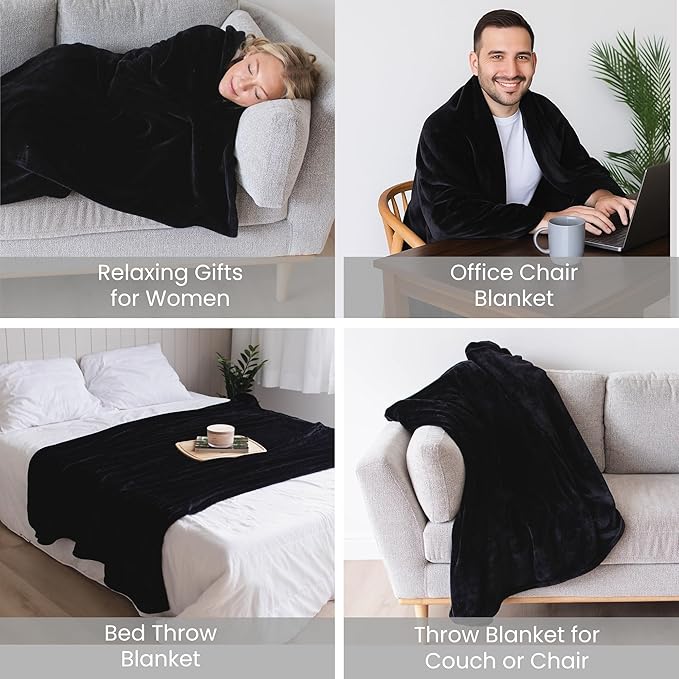 Wearable Blankets for Women, Adult Wearable Blanket Men, Valentine's Day Gifts for Her, Wife Birthday Gift Ideas