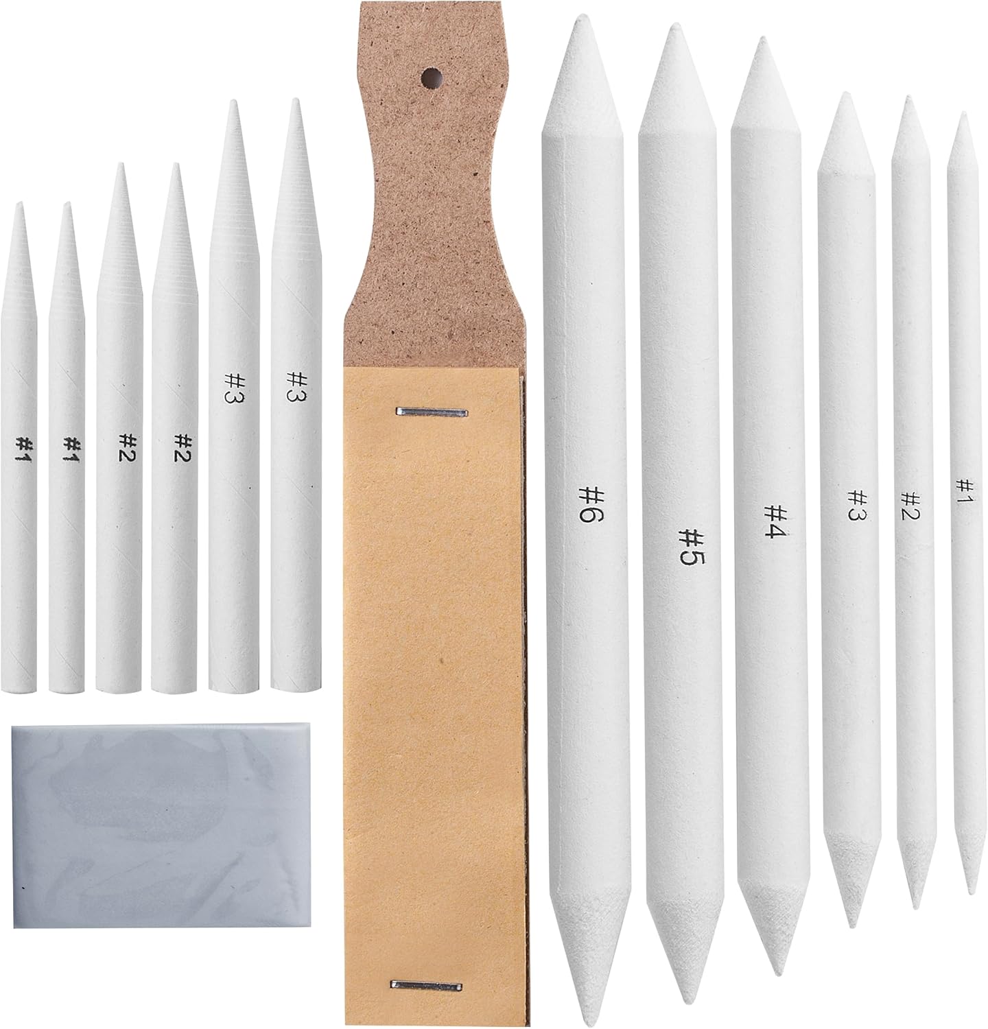 Mr. Pen - 14 Pack of Blending Stumps, Art Eraser, Blending Sticks for Drawing, Shading Pencils for Sketching