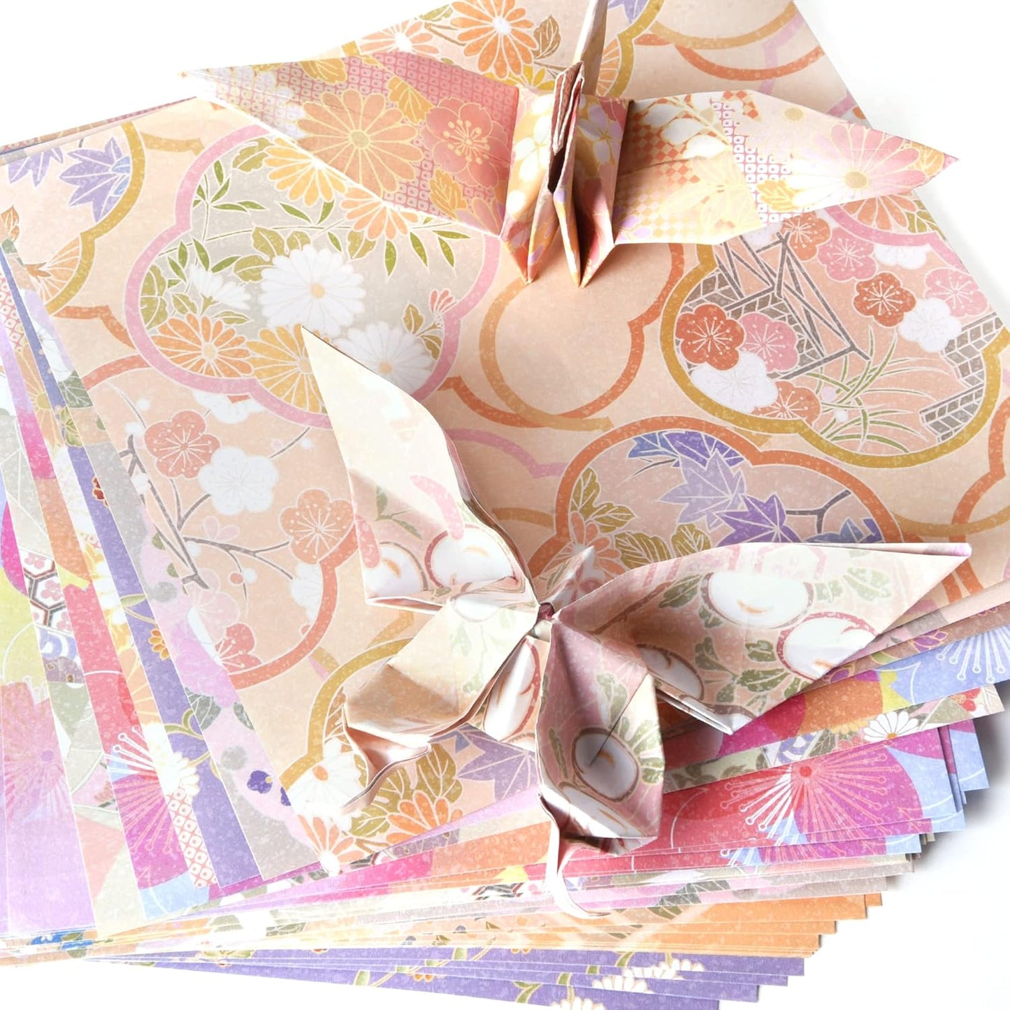 Origami Paper Kit 100 Sheets 6 Inch Square Double Sided Color 20 Vivid Colors for Hand Crafts Origami Paper Arts Creativity.Japanese Style