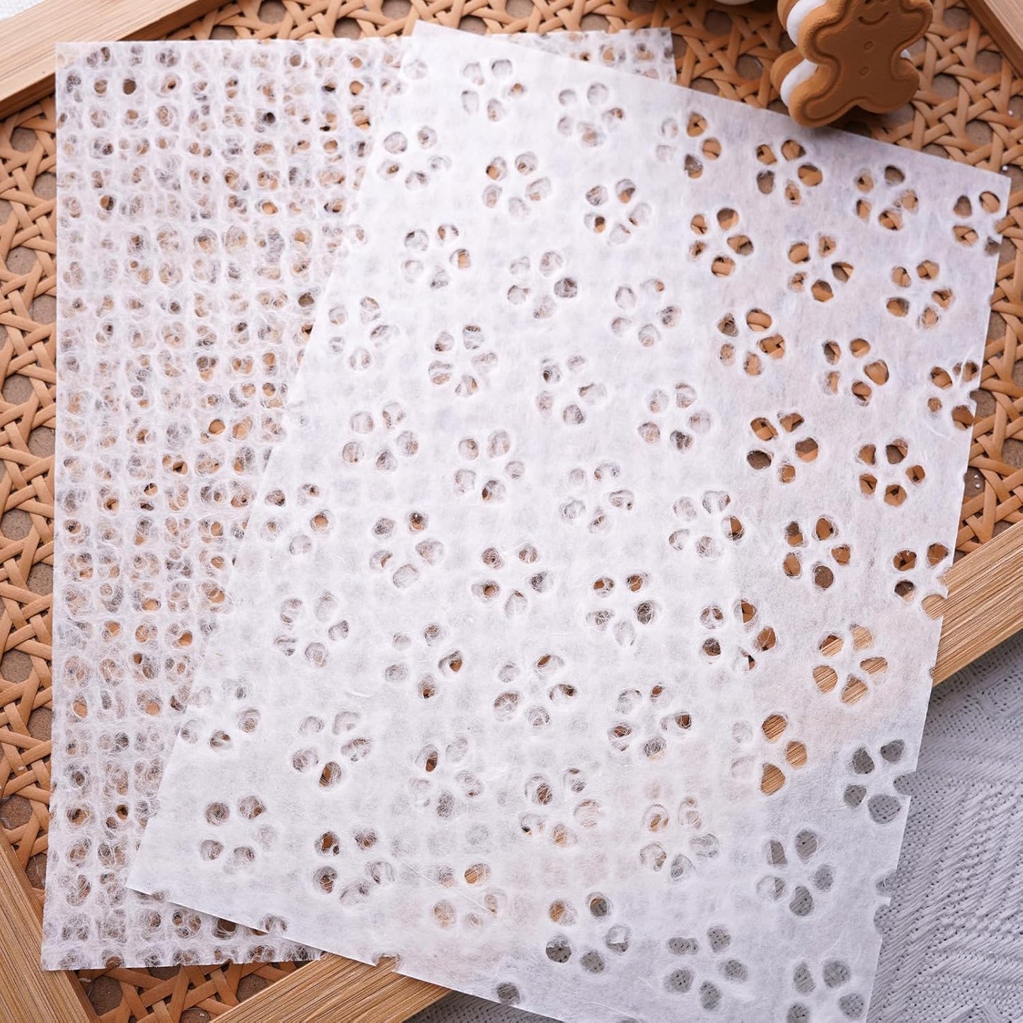 Assorted A5 Pastel Rakusui Paper Set 20Pcs Premium Washi Mulberry Papers for Arts Crafts Card Making Scrapbooking Junk Journal Journaling DIY